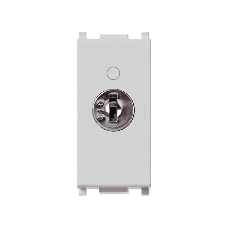 Interr. 2P 16AX +chiave unif. Silver - Vimar 14083.CU.SL