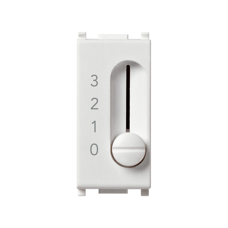 Commutatore a slitta 1P 6(2)A bianco - Vimar 14095