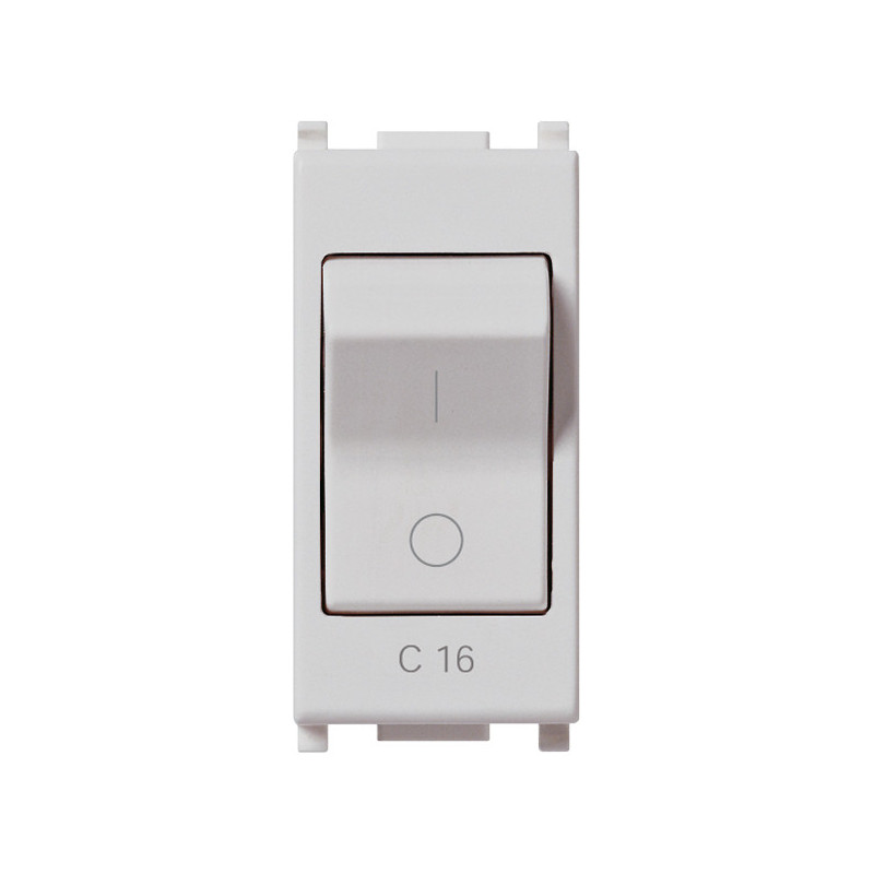 Interruttore MT 1P C16 120-230V Silver - Vimar 14404.16.SL