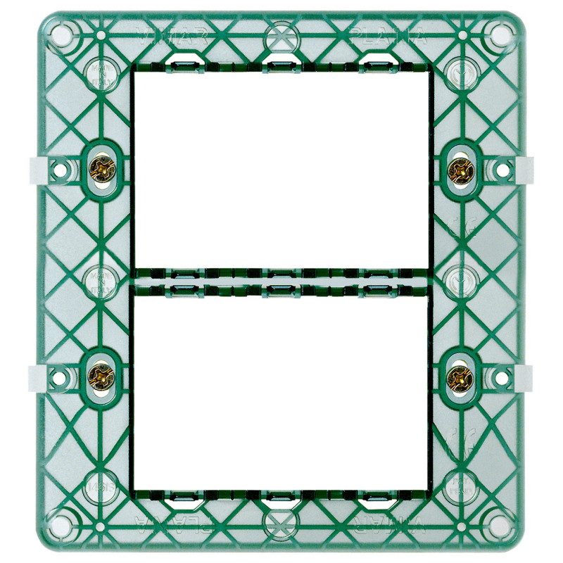 Supporto 6M (3+3) + viti - Vimar 14619