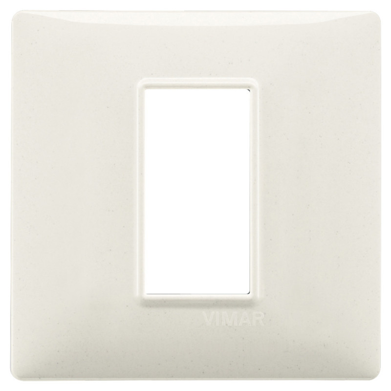 Placca 1M bianco granito - Vimar 14641.06