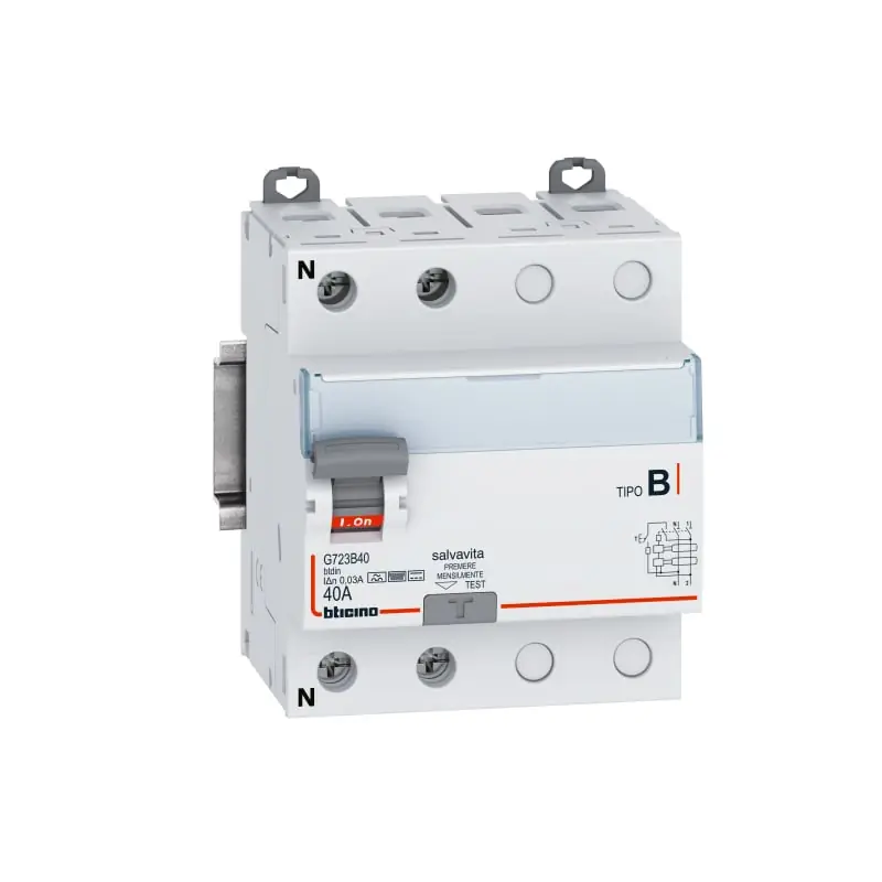 btdin - RCD type B 30mA 2P 63A - BTicino G723B63