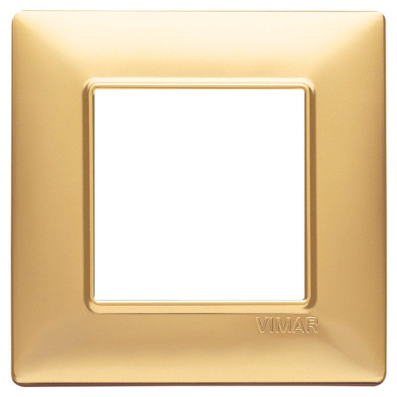 Placca 2M oro opaco - Vimar 14642.25
