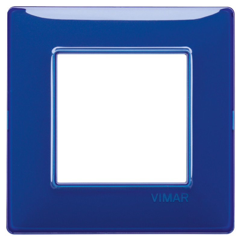 Placca 2M Reflex zaffiro - Vimar 14642.50