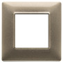 Placca 2M bronzo metallizzato - Vimar 14642.70