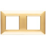 Placca 4M (2+2) int71 oro lucido - Vimar 14643.24