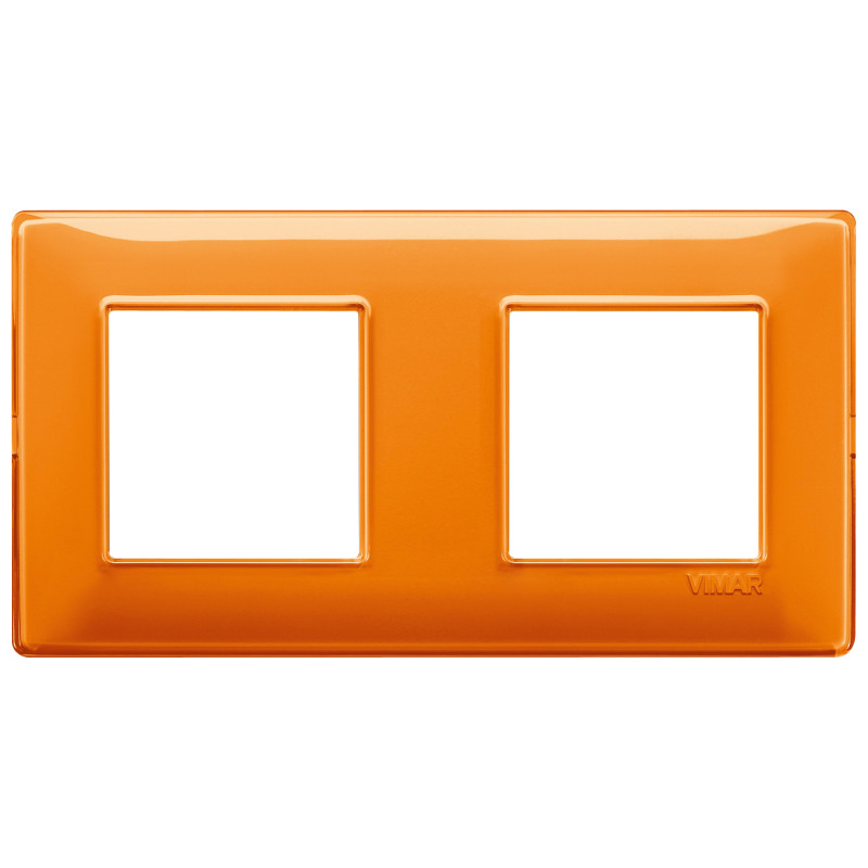 Placca 4M (2+2) int71 Reflex arancio - Vimar 14643.48