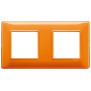 Placca 4M (2+2) int71 Reflex arancio - Vimar 14643.48