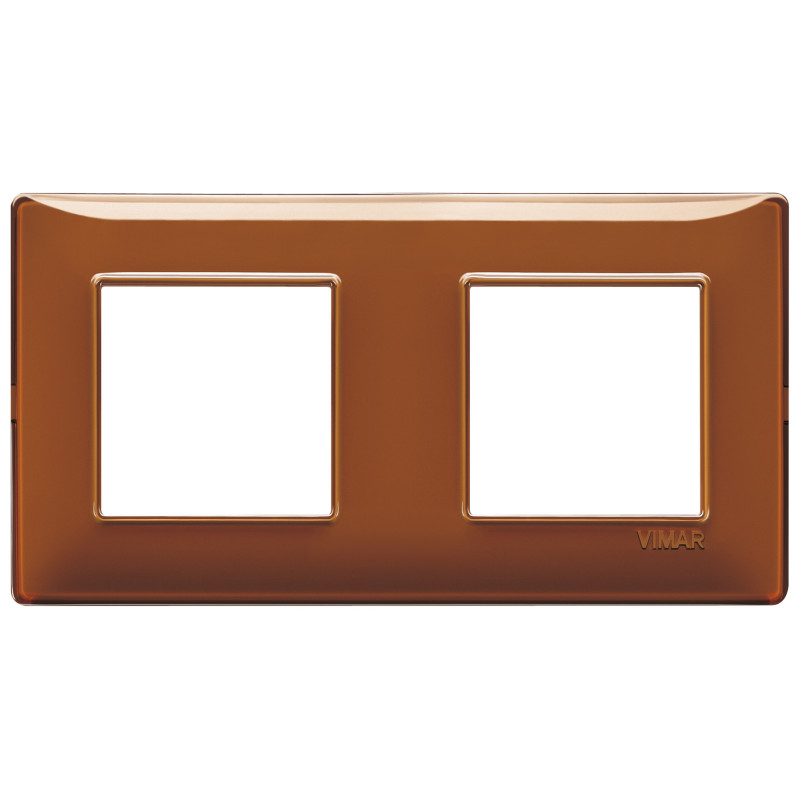 Placca 4M (2+2) int71 Reflex tabacco - Vimar 14643.49