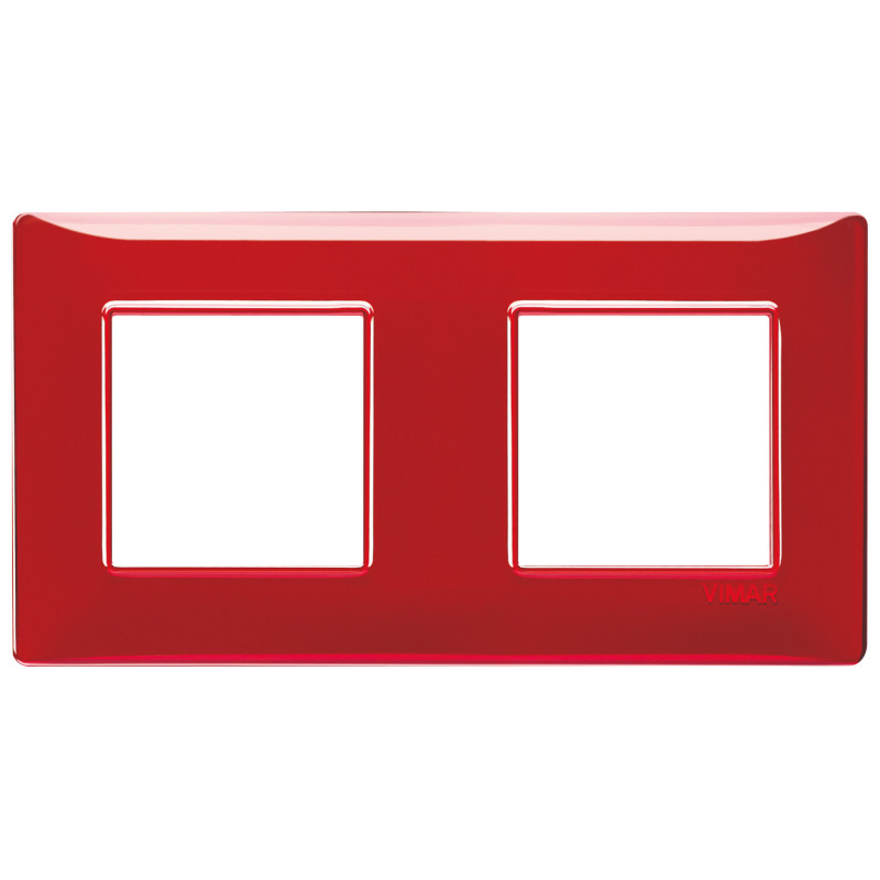 Placca 4M (2+2) int71 Reflex rubino - Vimar 14643.51