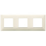 Placca 6M (2+2+2) int71 beige - Vimar 14644.03