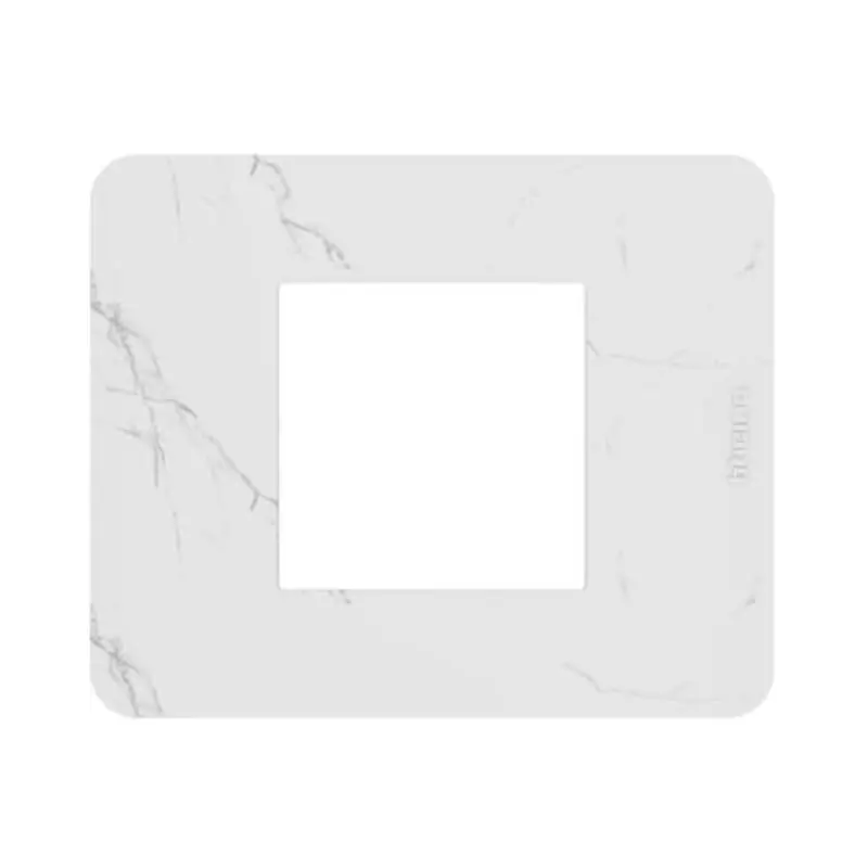 MatixGO - placca 2P carrara - BTicino JA4802EM