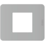 MatixGO - placca 2P grey - BTicino JA4802JG