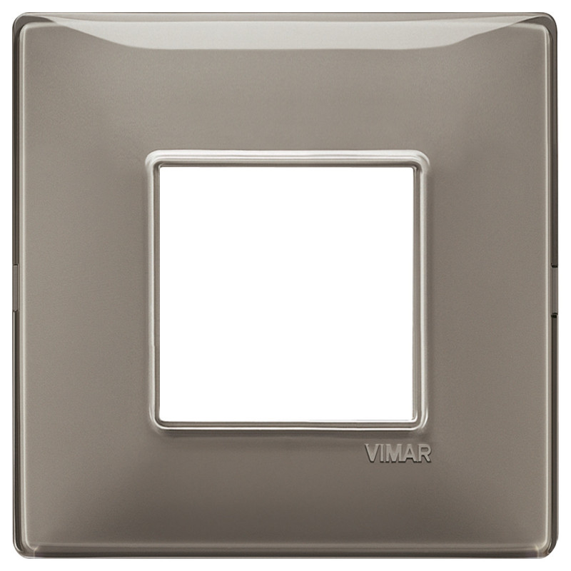 Placca 2M BS Reflex cenere - Vimar 14647.40