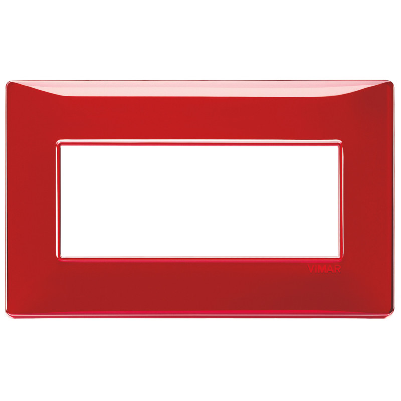 Placca 5M BS Reflex rubino - Vimar 14649.51