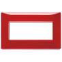 Placca 5M BS Reflex rubino - Vimar 14649.51