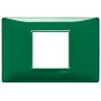 Placca 2M centrali Reflex smeraldo - Vimar 14652.47