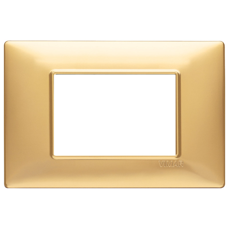 Placca 3M oro opaco - Vimar 14653.25