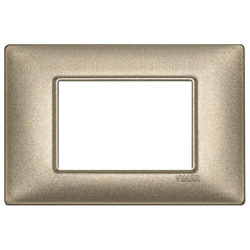 Placca 3M bronzo metallizzato - Vimar 14653.70