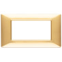 Placca 4M oro lucido - Vimar 14654.24