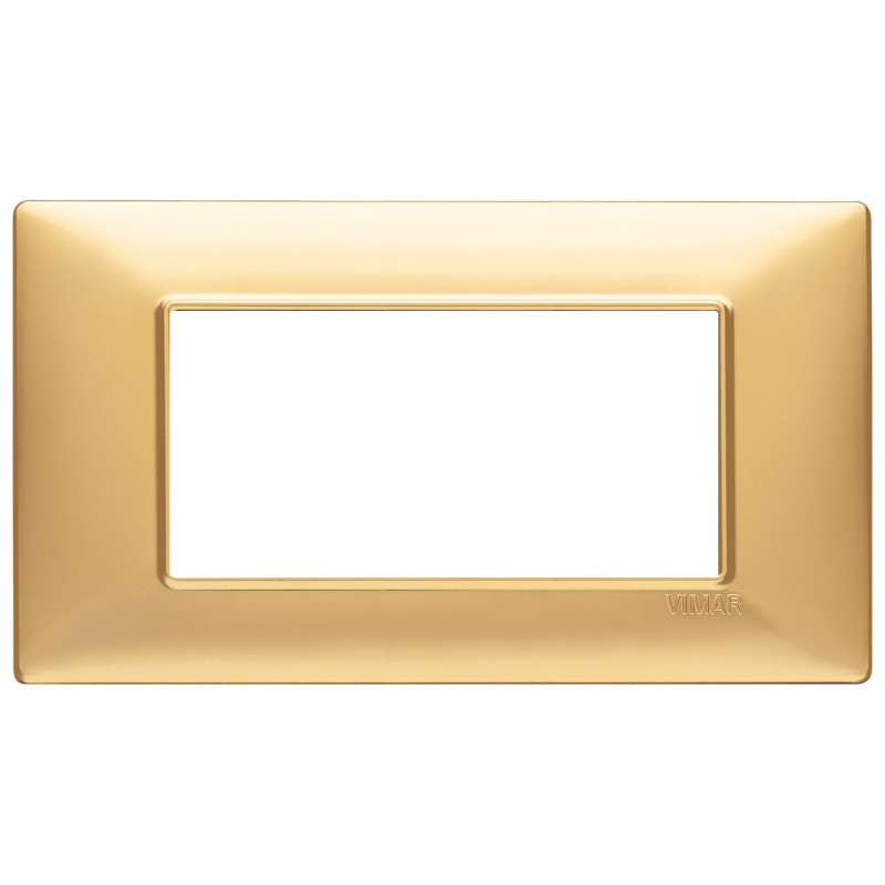 Placca 4M oro opaco - Vimar 14654.25