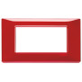 Placca 4M Reflex rubino - Vimar 14654.51