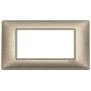 Placca 4M bronzo metallizzato - Vimar 14654.70