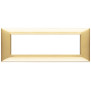 Placca 7M oro lucido - Vimar 14657.24