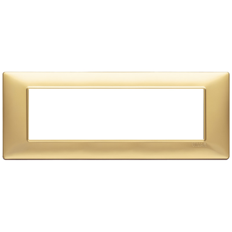 Placca 7M oro opaco - Vimar 14657.25