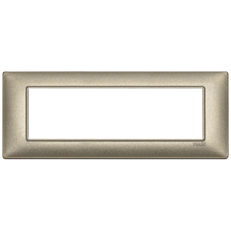 Placca 7M bronzo metallizzato - Vimar 14657.70