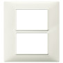 Placca 6M (3+3) avorio - Vimar 14659.02