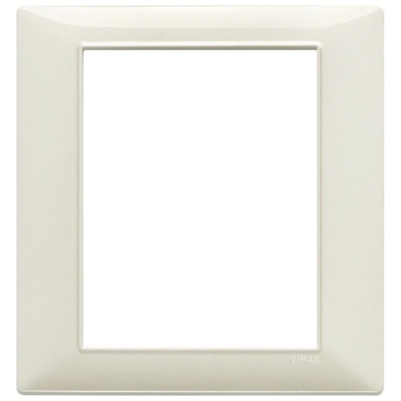 Placca 8M bianco granito - Vimar 14668.06