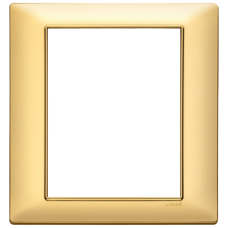 Placca 8M oro opaco - Vimar 14668.25