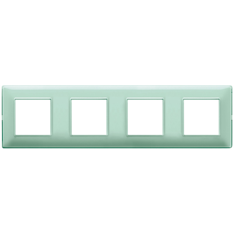 Placca 8M (2+2+2+2) int71 Reflex menta - Vimar 14669.44