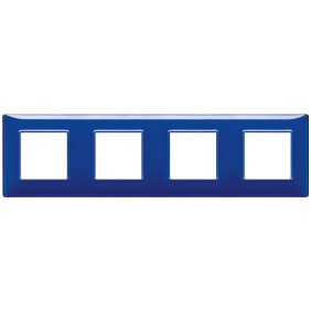 Placca 8M (2+2+2+2) int71 Reflex zaffiro - Vimar 14669.50