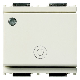 Pulsante 1P NO 10A gen. lum.so 2M bianco - Vimar 16090.M.B