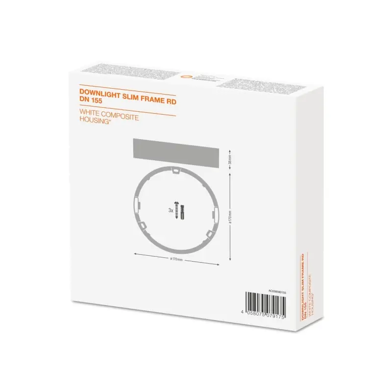 DL SLIM FRAME DN155 WT             LEDV - LEDVANCE SPA DWLSDN155FRAMEG2