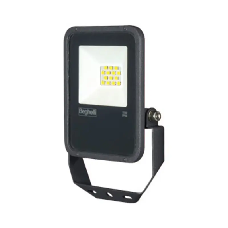 FL LED 10W NERO IP65 4K - BEGHELLI 86160