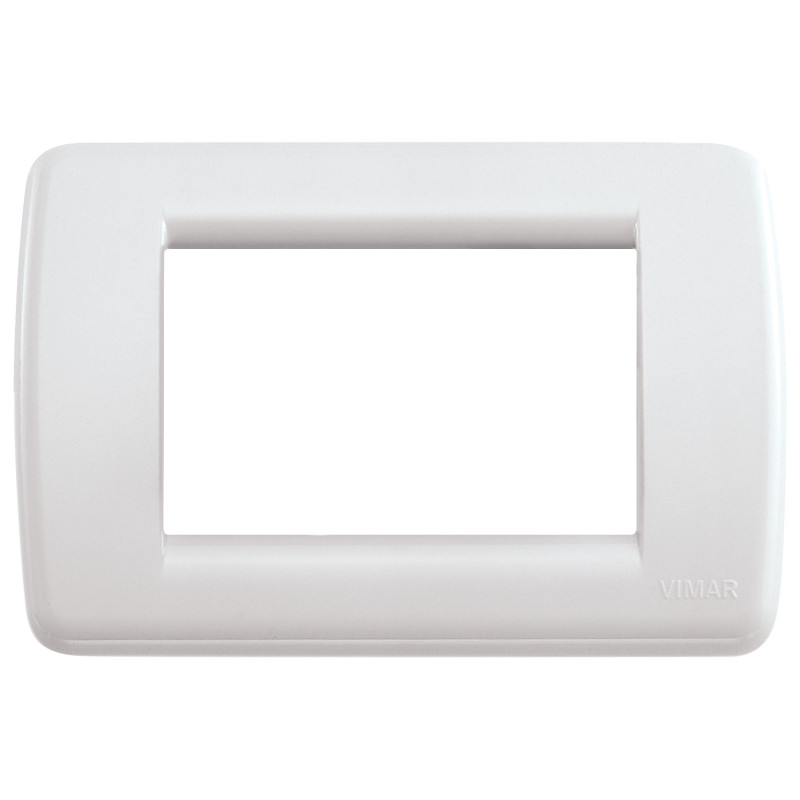 Placca Rond? 3M bianco Idea - Vimar 16763.04