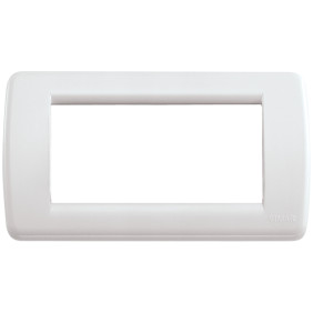 Placca Rond? 4M bianco Idea - Vimar 16764.04
