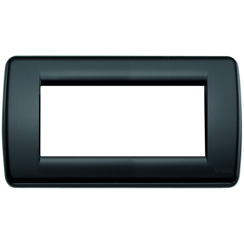 Placca Rond? 4M nero - Vimar 16764.16