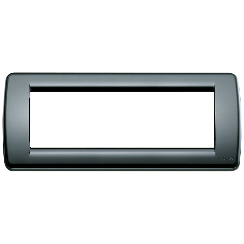 Placca Rond? 6M nero - Vimar 16766.16