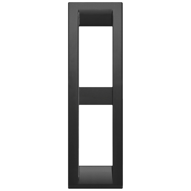 Placca Classica 2M pann.nero - Vimar 16787.16