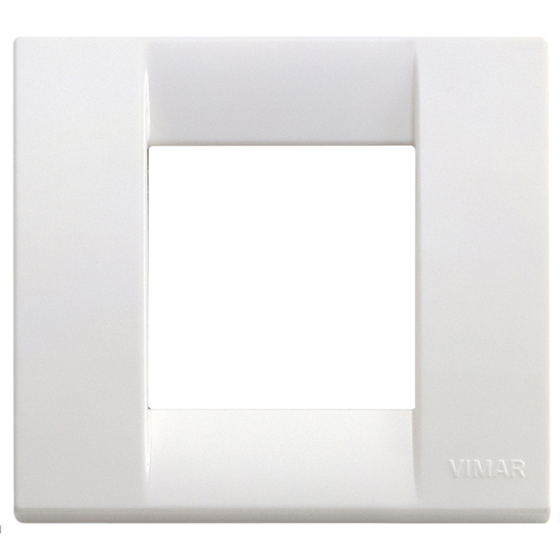 Placca Classica 1-2M bianco brill. - Vimar 17097.01