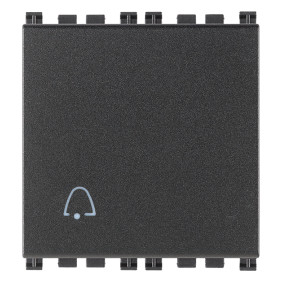 Pulsante 1P NO 10A campanello 2M grigio - Vimar 19008.2.C