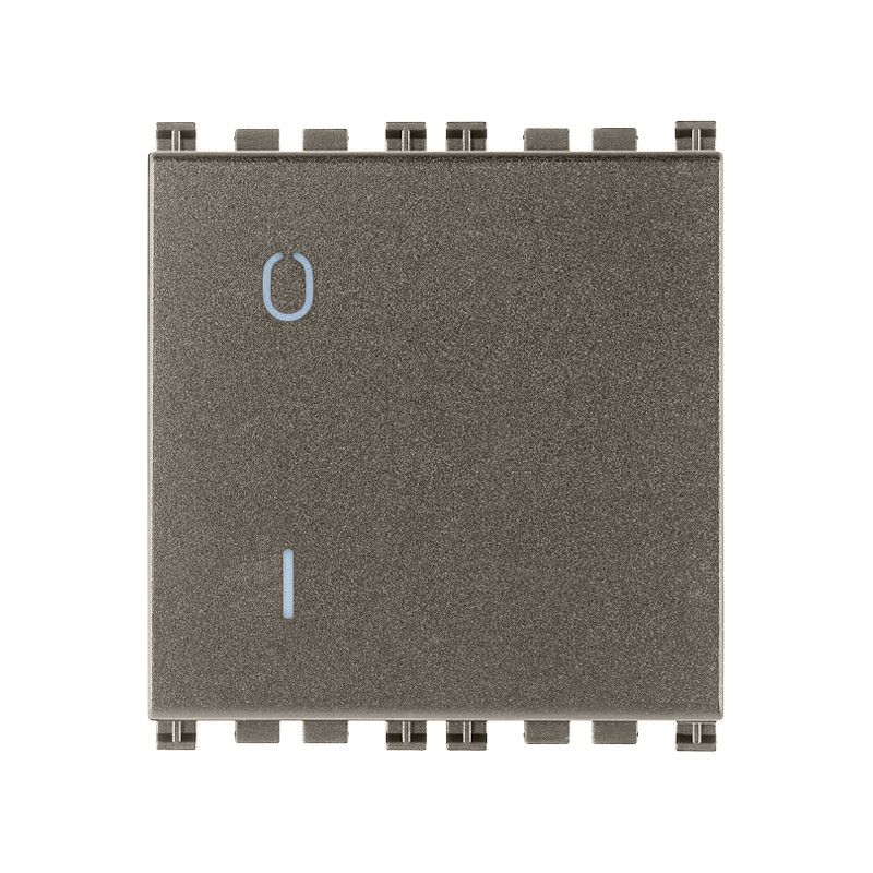 Interruttore 2P 16AX 2M Metal - Vimar 19015.2.M