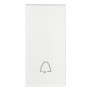 Tasto 1M simbolo campanello bianco - Vimar 19021.C.B