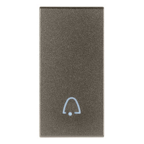 Tasto 1M simbolo campanello Metal - Vimar 19021.C.M