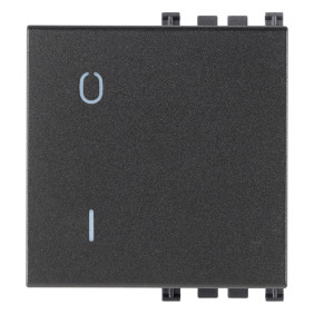 Tasto 2M simbolo O I grigio - Vimar 19022.99