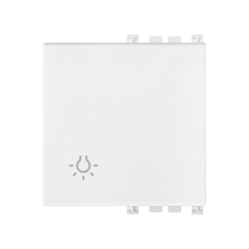 Tasto 2M simbolo luce bianco - Vimar 19022.L.B